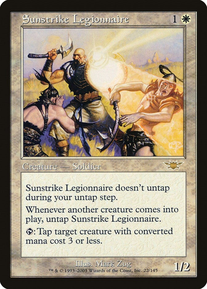 Sunstrike Legionnaire (22) [LGN] - MTG Single