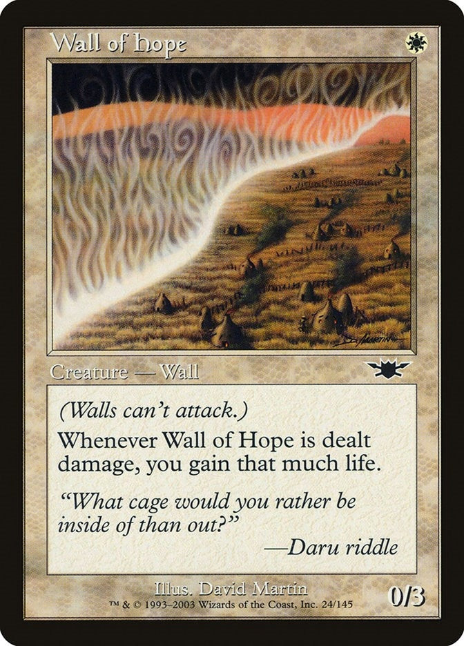 Wall of Hope (24) [LGN] - MTG Single