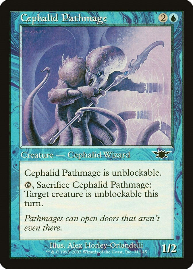 Cephalid Pathmage (31) [LGN] - MTG Single