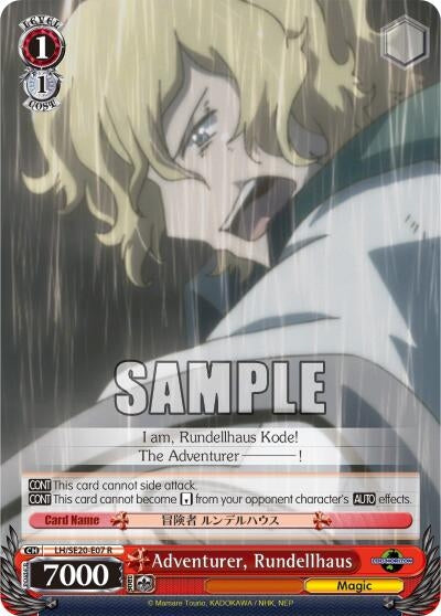 Adventurer Rundellhaus (2007) [LH/SE20] - Weiss Schwarz Single