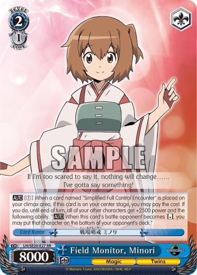 Field Monitor Minori (2027) [LH/SE20] - Weiss Schwarz Single