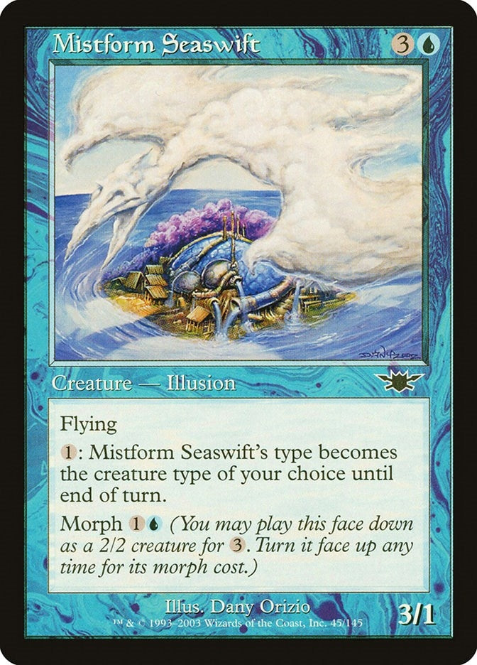 Mistform Seaswift (45) [LGN] - MTG Single