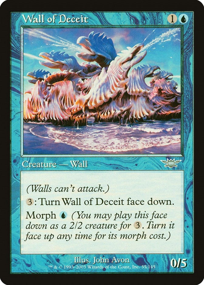 Wall of Deceit (55) [LGN] - MTG Single
