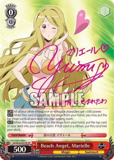 Beach Angel Marielle (SP) (2001) [LH/SE20] - Weiss Schwarz Single