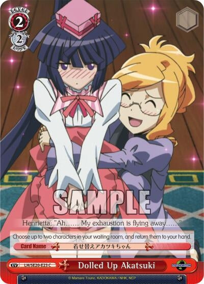 Dolled Up Akatsuki (Alternate Art Foil) (2023) [LH/SE20] - Weiss Schwarz Single