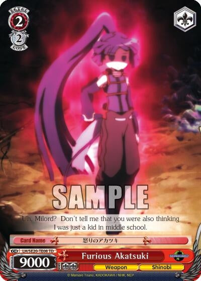 Furious Akatsuki (2008) [LH/SE20] - Weiss Schwarz Single