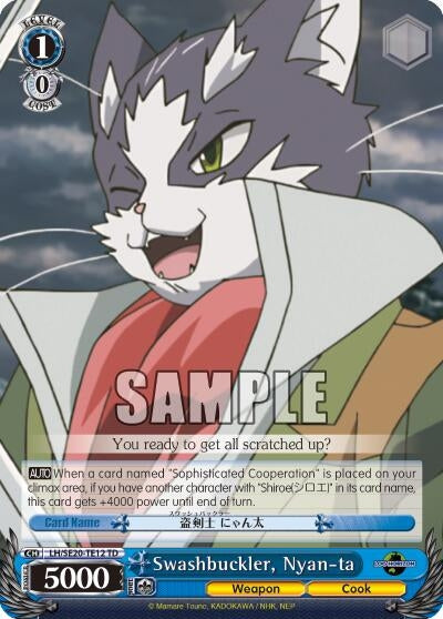 Swashbuckler Nyan-ta (2012) [LH/SE20] - Weiss Schwarz Single