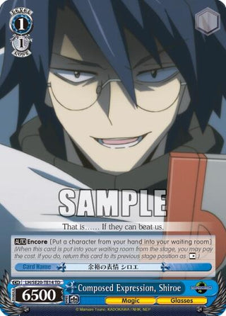 Composed Expression Shiroe (2014) [LH/SE20] - Weiss Schwarz Single