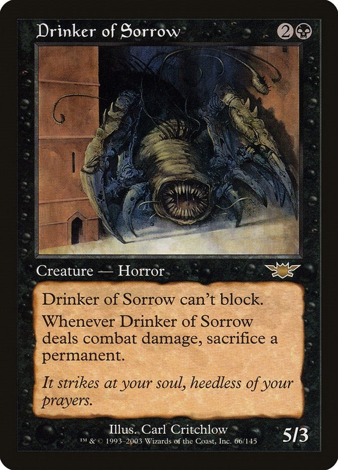 Drinker of Sorrow (66) [LGN] - MTG Single
