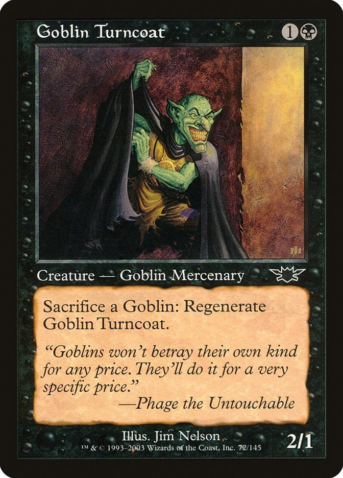 Goblin Turncoat (72) [LGN] - MTG Single