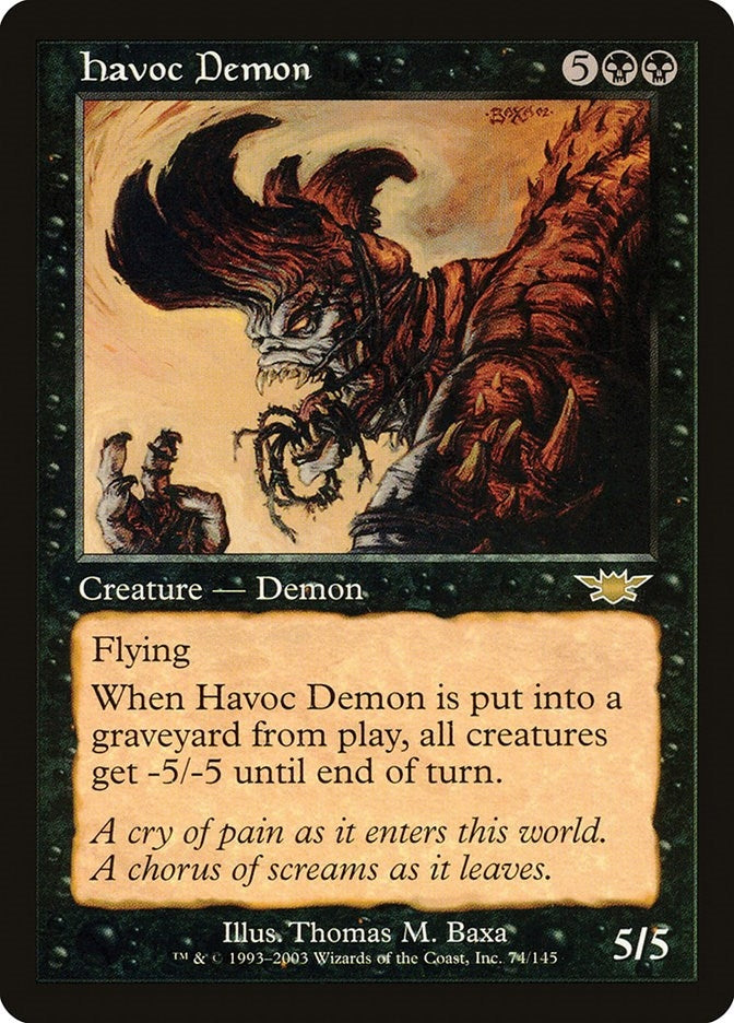 Havoc Demon (74) [LGN] - MTG Single