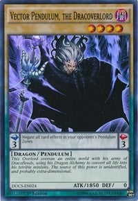 Vector Pendulum the Dracoverlord (24) (DOCS) - YuGiOh Single