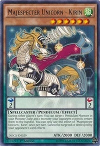Majespecter Unicorn - Kirin (29) (DOCS) - YuGiOh Single