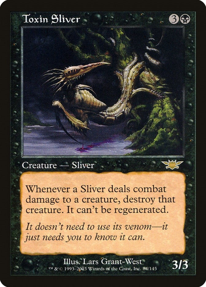 Toxin Sliver (84) [LGN] - MTG Single