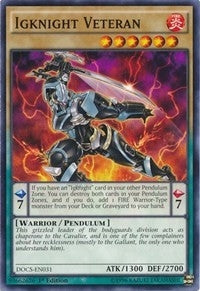 Igknight Veteran (31) (DOCS) - YuGiOh Single