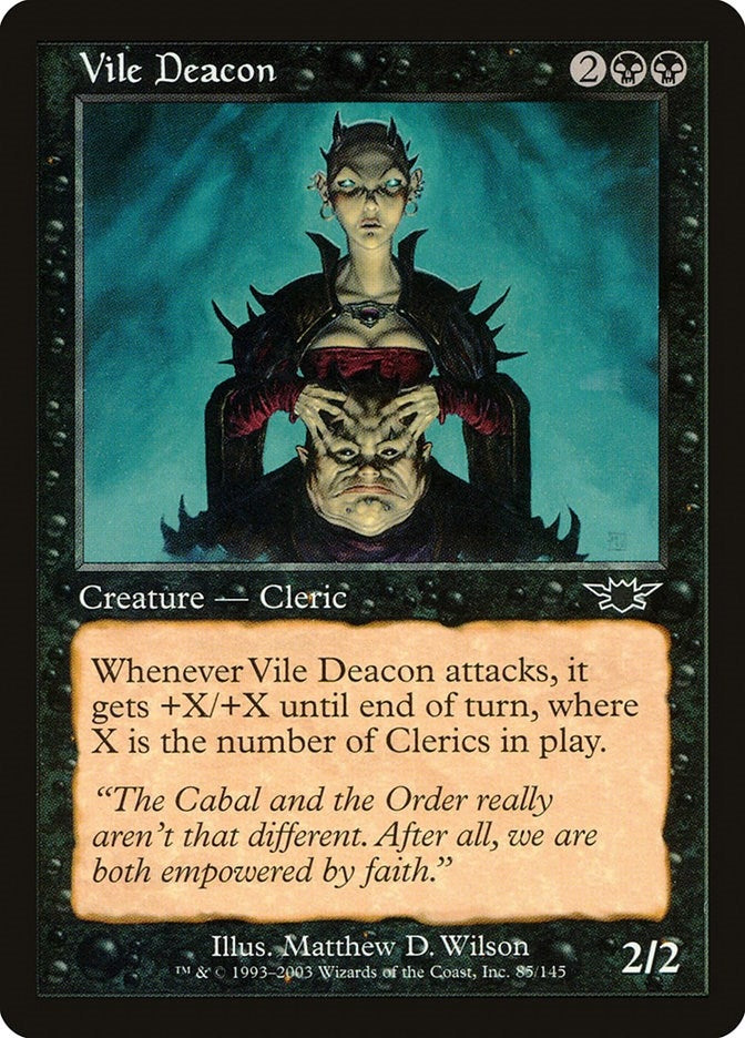 Vile Deacon (85) [LGN] - MTG Single