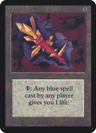 Crystal Rod [LEA] - MTG Single