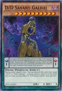 D/D Savant Galilei (91) (DOCS) - YuGiOh Single