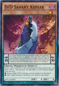 D/D Savant Kepler (92) (DOCS) - YuGiOh Single