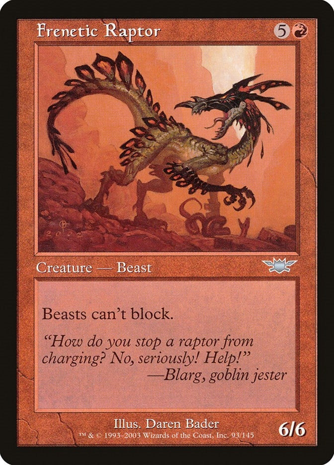 Frenetic Raptor (93) [LGN] - MTG Single