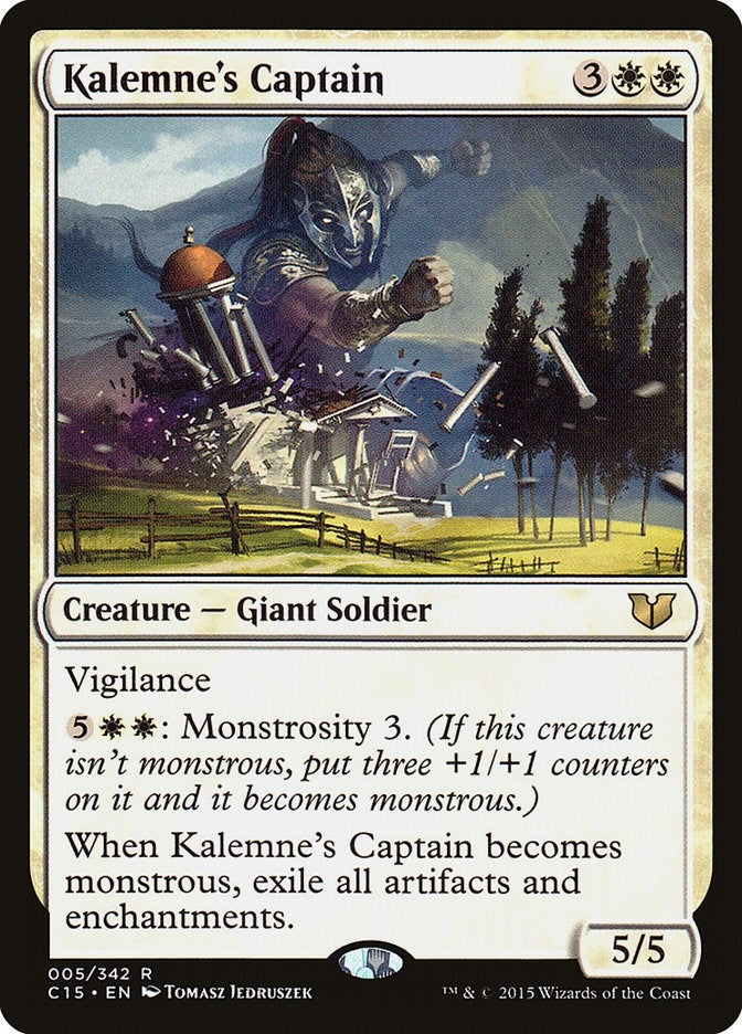 Kalemne’s Captain (5) [C15] - MTG Single