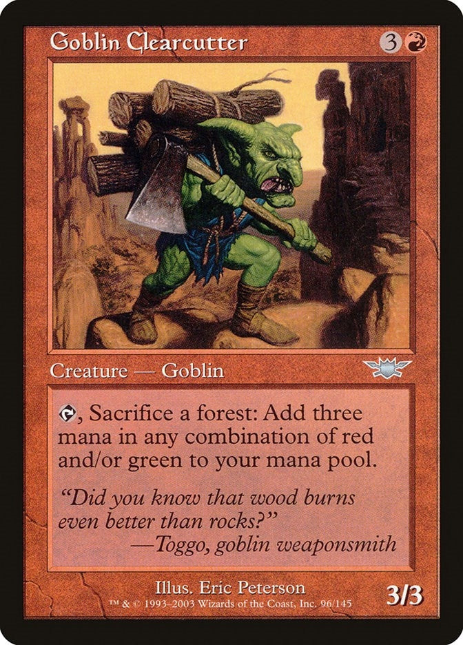 Goblin Clearcutter (96) [LGN] - MTG Single