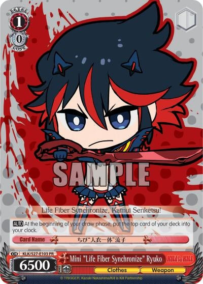 Mini ’Life Fiber Synchronize’ Ryuko (27103) [KLK/S27] - Weiss Schwarz Single