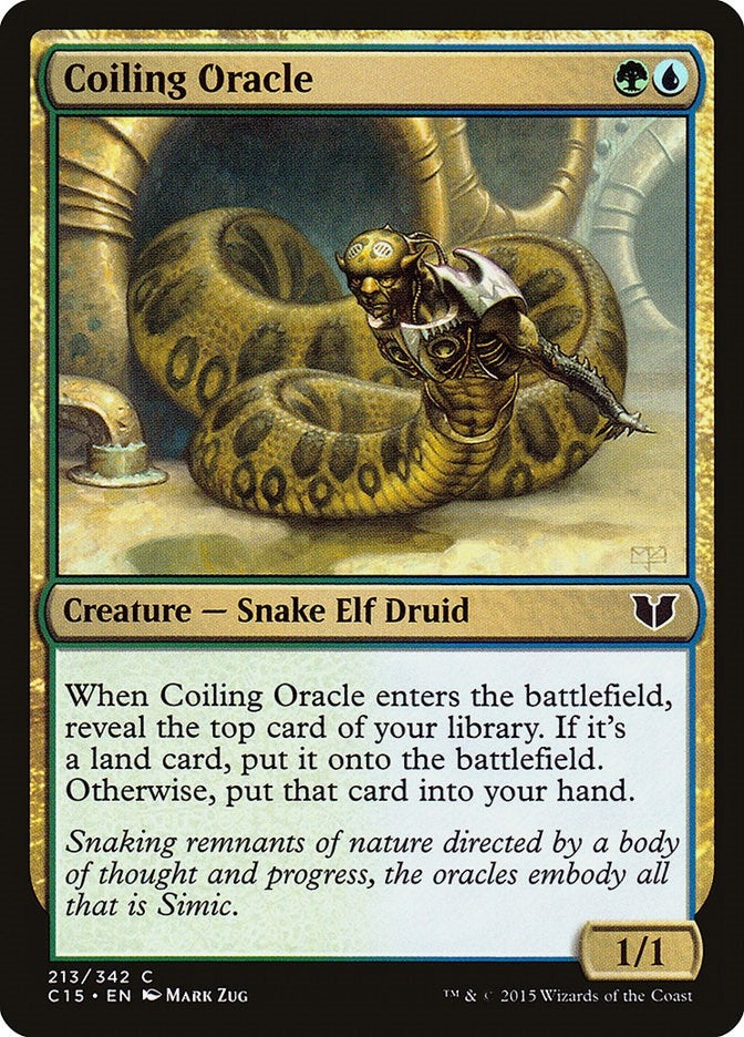 Coiling Oracle (213) [C15] - MTG Single