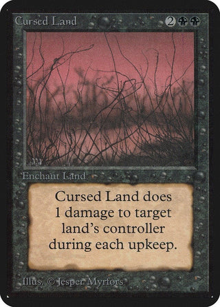 Cursed Land [LEA] - MTG Single