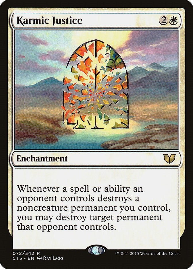 Karmic Justice (72) [C15] - MTG Single