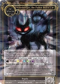 Schrodinger the Fallen Black Cat (100) [TTW] - Force of Will Single