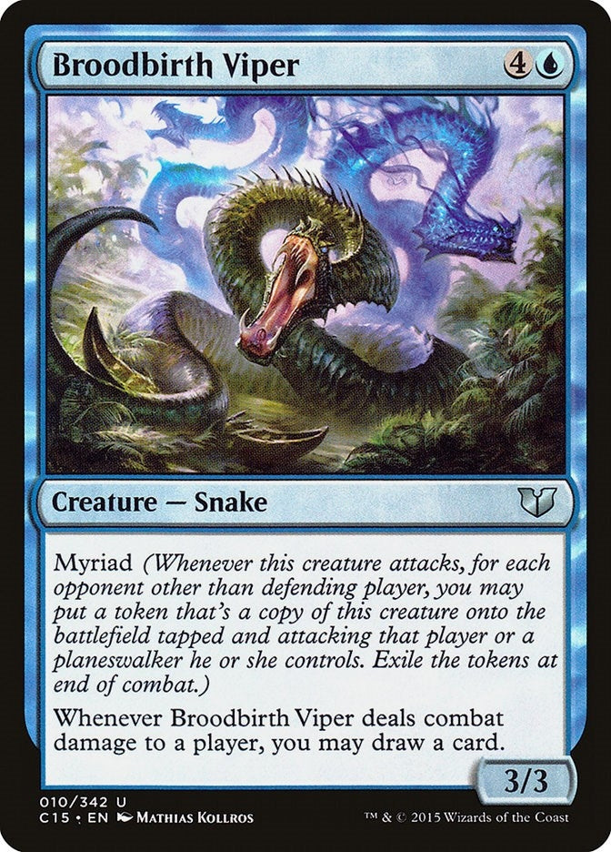 Broodbirth Viper (10) [C15] - MTG Single