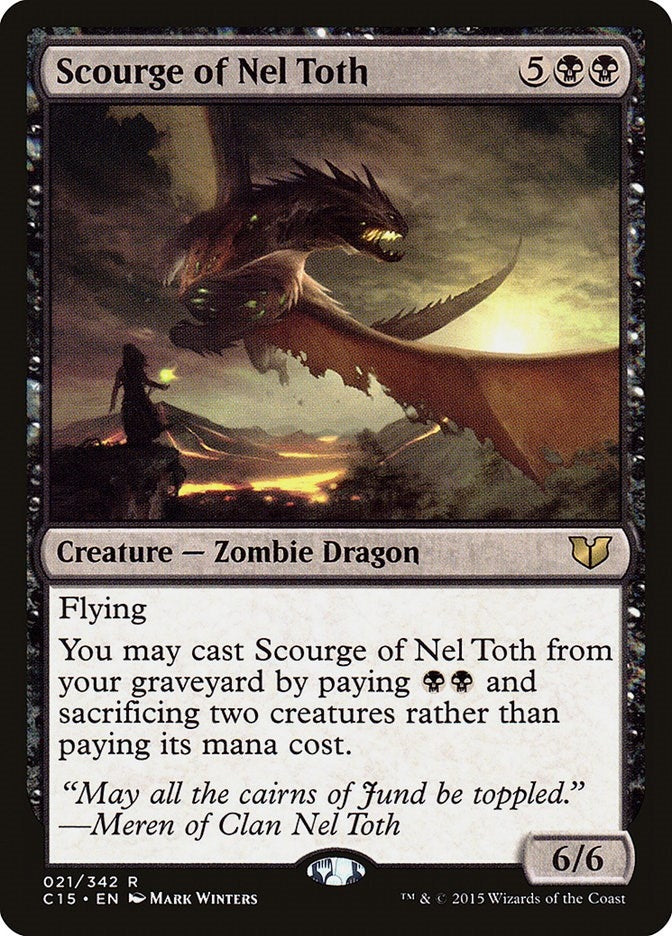 Scourge of Nel Toth (21) [C15] - MTG Single