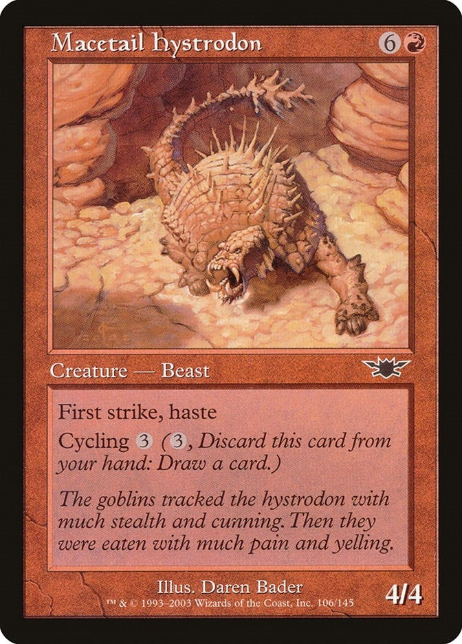 Macetail Hystrodon (106) [LGN] - MTG Single