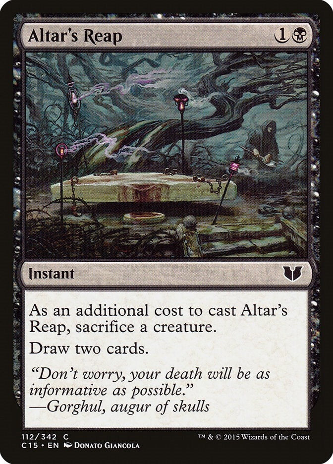 Altar’s Reap (112) [C15] - MTG Single