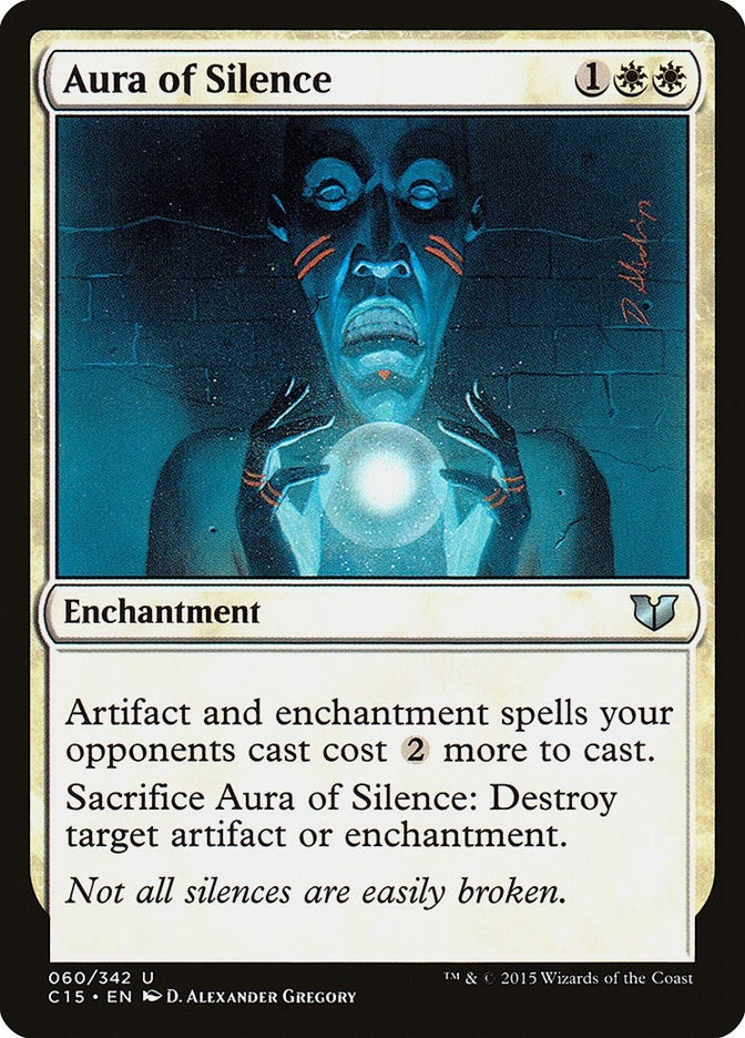 Aura of Silence (60) [C15] - MTG Single