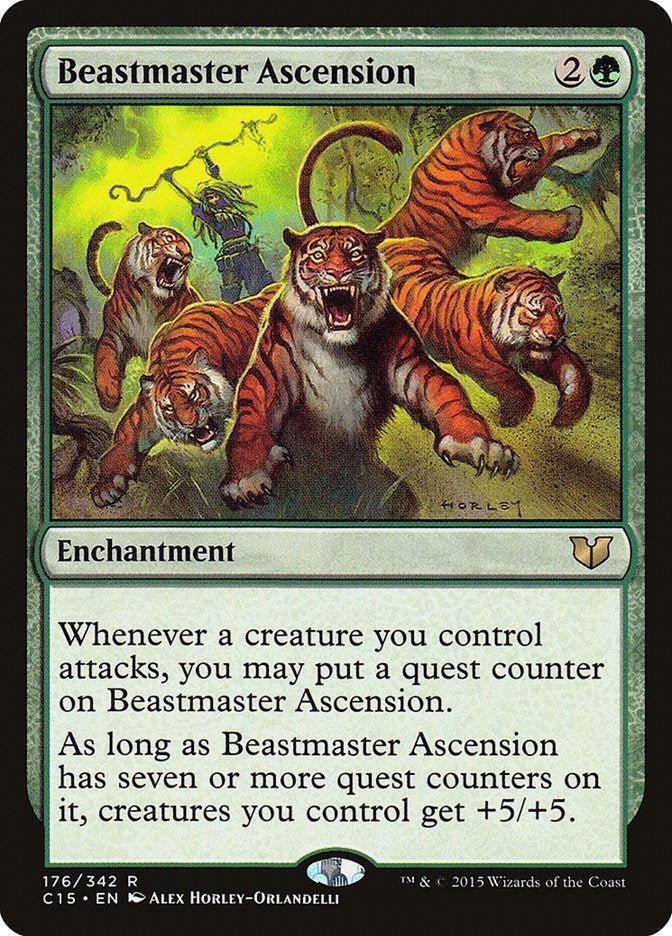 Beastmaster Ascension (176) [C15] - MTG Single