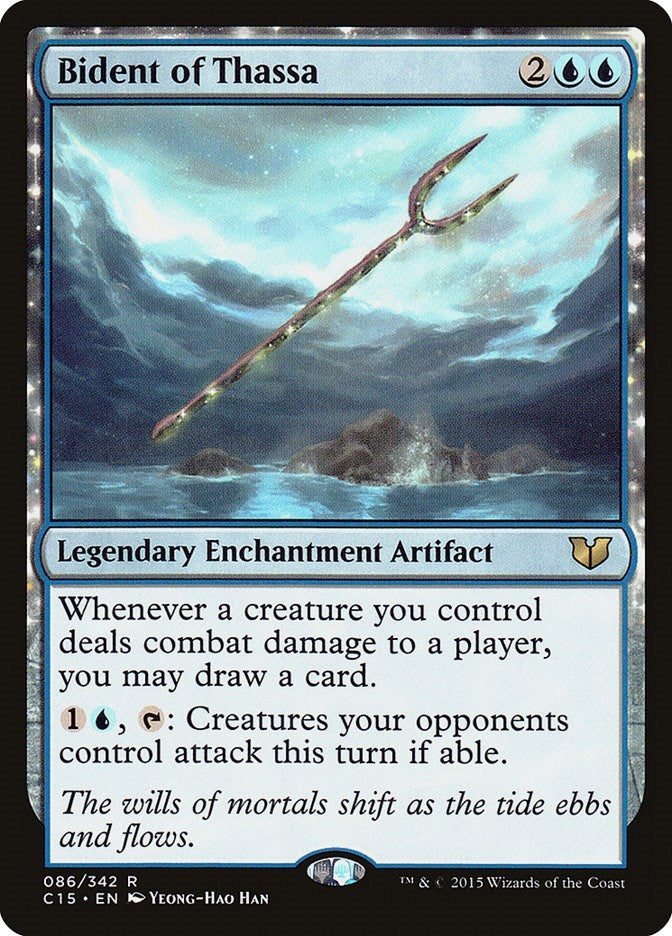 Bident of Thassa (86) [C15] - MTG Single