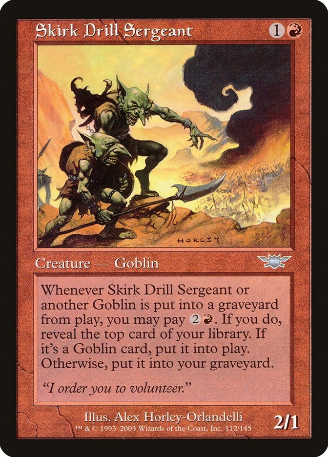 Skirk Drill Sergeant (112) [LGN] - MTG Single