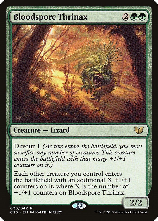 Bloodspore Thrinax (33) [C15] - MTG Single