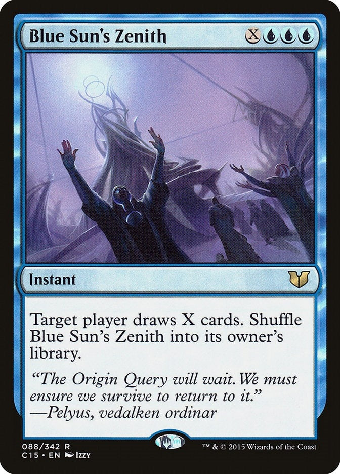 Blue Sun’s Zenith (88) [C15] - MTG Single