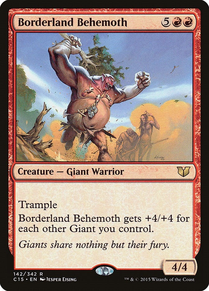 Borderland Behemoth (142) [C15] - MTG Single