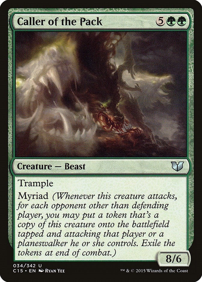 Caller of the Pack (34) [C15] - MTG Single