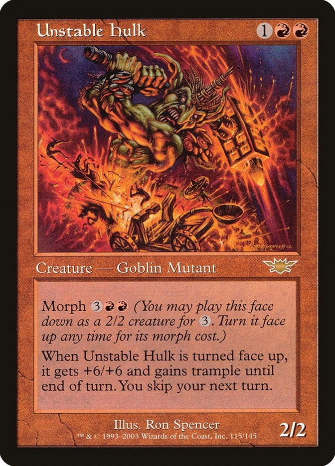 Unstable Hulk (115) [LGN] - MTG Single
