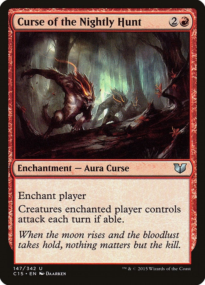 Curse of the Nightly Hunt (147) [C15] - MTG Single