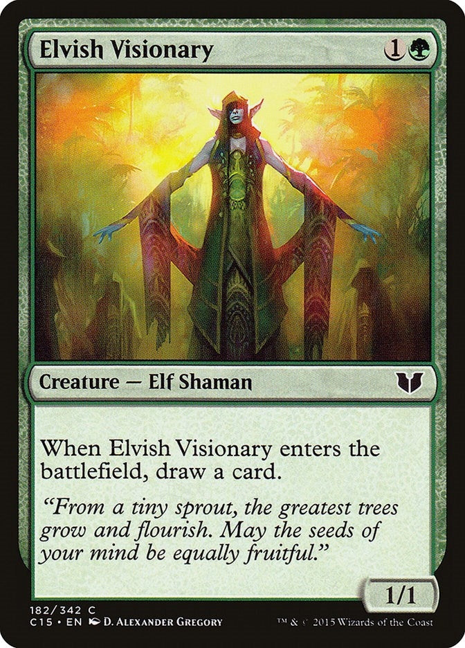 Elvish Visionary (162) [C15] - MTG Single