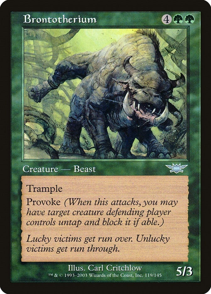 Brontotherium (119) [LGN] - MTG Single