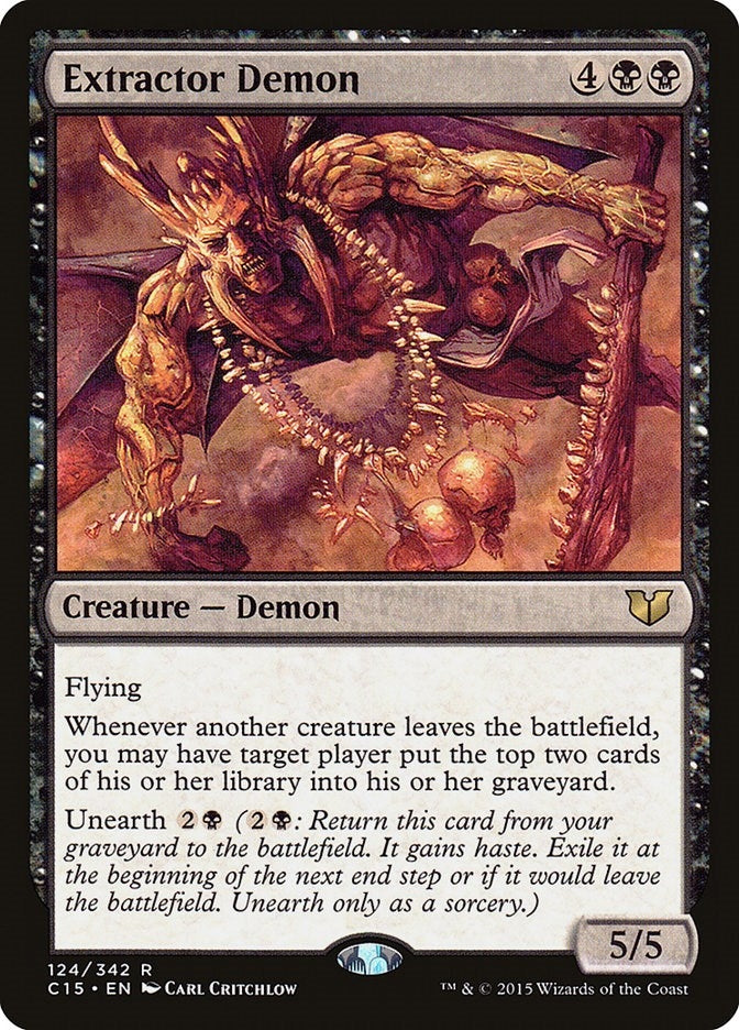 Extractor Demon (124) [C15] - MTG Single