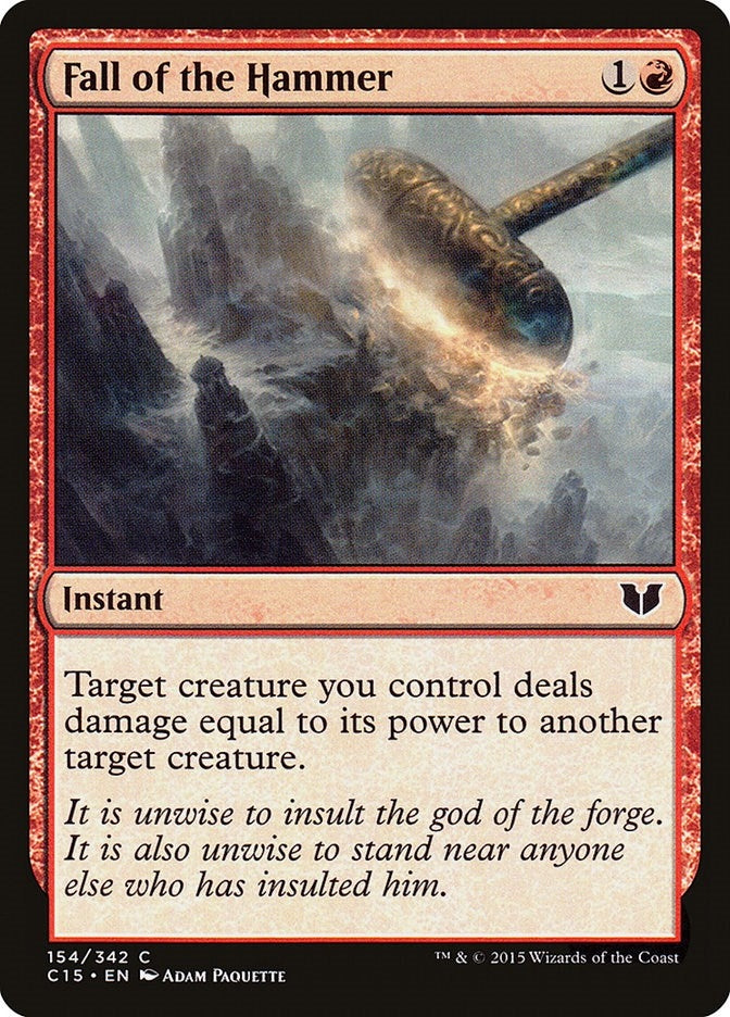Fall of the Hammer (154) [C15] - MTG Single