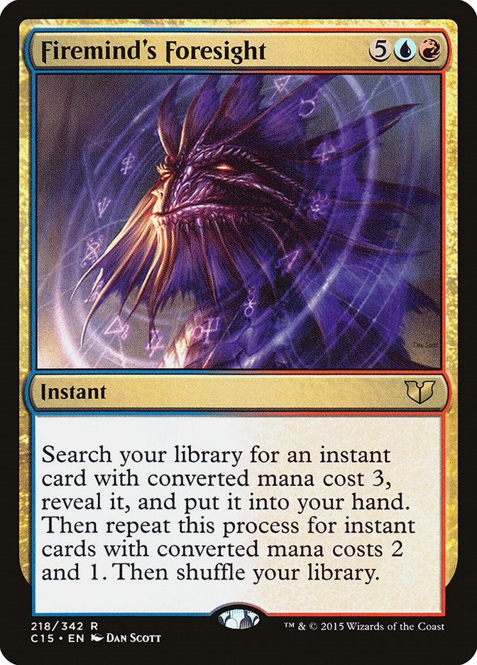 Firemind’s Foresight (218) [C15] - MTG Single